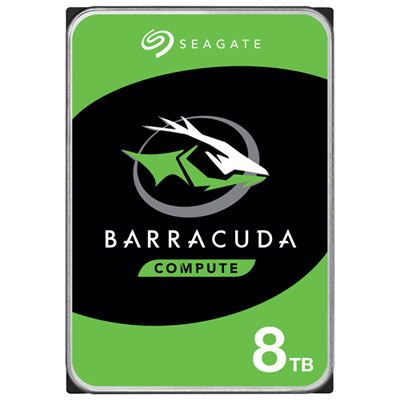 Seagate Barracuda 8TB 3.5" 7200RPM SATA Desktop Internal Hard Drive (ST8000DMZ04)