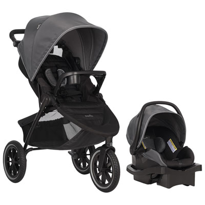 Evenﬂo Folio3 Jogging Stroller with LiteMax 35 Infant Car Seat - Avenue Love this