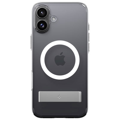 Spigen Slim Armor Essential S MagFit Fitted Hard Shell Case for iPhone 16 - Crystal Clear