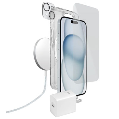Trousse D'articles Essentiels De Logiix Pour Iphone 15 - Blanc