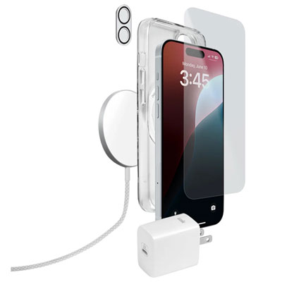 Trousse D'articles Essentiels De Logiix Pour Iphone 16 - Blanc
