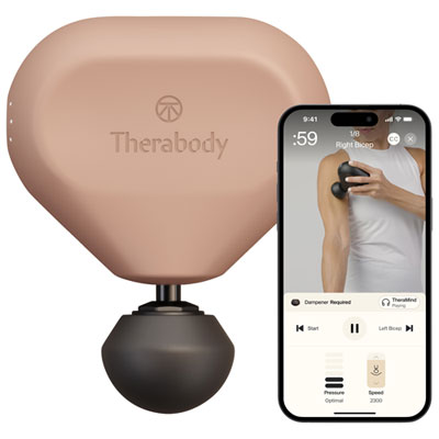 Appareil De Massage Portatif À Percussion Theragun Mini 3.0 De Therabody - Rose Du Désert Love!
