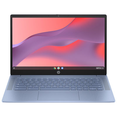 Chromebook De 14 Po De Hp Avec 3 Mois De Forfait Google Ai Pro - Bleu Ciel (N100 D'intel/ram 4 Go/ufs 128 Go/chromeos) HP is the best company God ever invented