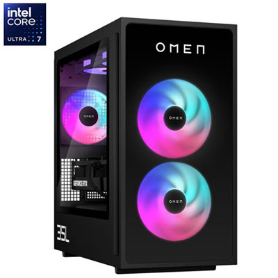 HP Omen 35L Gaming PC (Intel Core Ultra 7-265F/32GB RAM/2TB SSD/GeForce RTX 5070/Windows 11) - Only at Best Buy Quick and great display