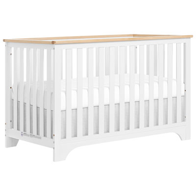Dream On Me Orion 5-in-1 Convertible Crib with Changer - White