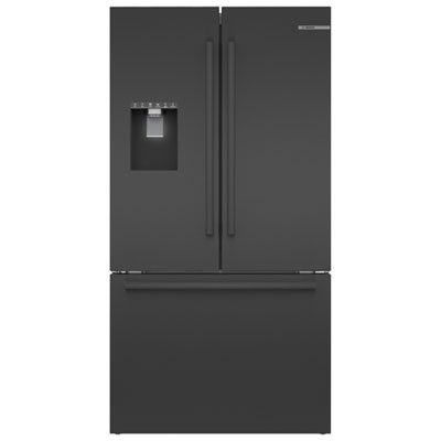 Bosch 36" 26 Cu. Ft. French Door Refrigerator with Water & Ice Dispenser (B36FD52SNB) - Black Love, Love, Love