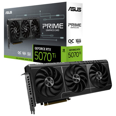 Image of ASUS Prime RTX 5070 Ti OC 16GB GDDR7 Video Card