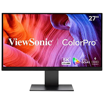 ViewsSonic 27" 5K 75Hz 14ms GTG IPS LED Monitor (VP2788-5K) - Silver