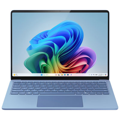 Microsoft Surface Laptop 13.8" Touchscreen Copilot+ PC Laptop (Snapdragon X Elite/16GB RAM/512GB SSD)-2025-Sapphire-EN Best buy is the best