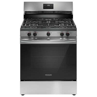 "Open Box - Frigidaire 30"" 5.1 Cu. Ft. Freestanding Gas Range (FCRG3052BS) - Stainless - Scratch & Dent"