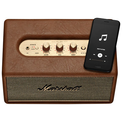 Marshall ブラウン Acton2 Marshall Acton II Bluetooth Wireless Stereo Speaker 60W