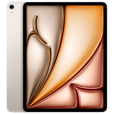 Apple iPad Air M3 13" 128GB with Wi-Fi 6E & 5G (7th Generation) - Starlight Best Use