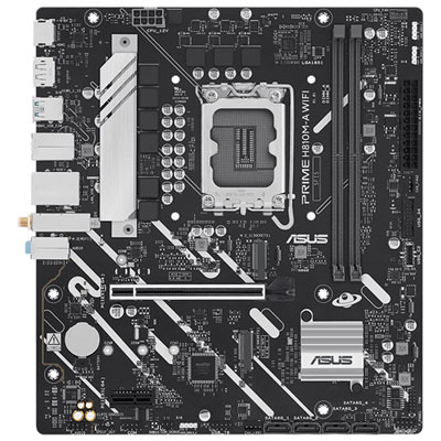 Carte Mère Prime H810M-A-Csm Micro-Atx Lga 1851 Ddr5 D'asus Pour Processeurs Core Ultra Série 2 D'intel