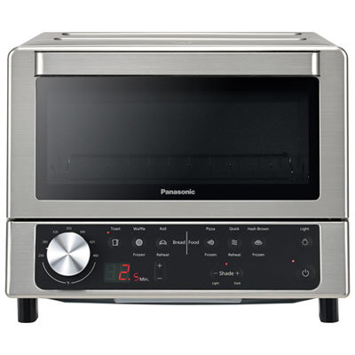 Panasonic FlashXpress Double Infrared Toaster Oven (NBG205) - Stainless Steel