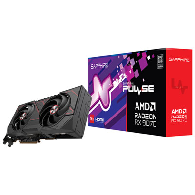 Image of Sapphire Pulse AMD Radeon RX 9070 16GB GDDR6 Video Card