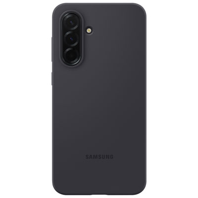 Samsung Silicone Fitted Soft Shell Case for Galaxy A36 - Black