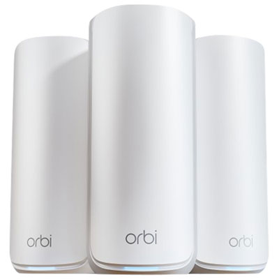 Système Wi-Fi 7 Maillé Pour Maison Intégrale Orbi De Netgear (Rbe873-100Cns) - Ensemble De 3 Works great