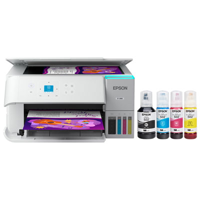 Epson EcoTank ET-2980 Wireless All-In-One Supertank Inkjet Printer - White