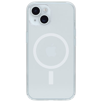 OtterBox Symmetry Fitted Hard Shell Case with MagSafe for iPhone 16E/15/14/13 - Clear Got a good deal and great phone at Best Buy