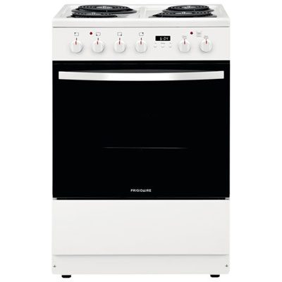 "Open Box - Frigidaire 24"" 1.9 Cu. Ft. 4-Element Freestanding Electric Range (FCFC241CAW) - White - Scratch & Dent"