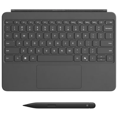 Clavier Pour Surface Pro De 12 Po De Microsoft Avec Stylet Slim Pen - Ardoise - Bilingue