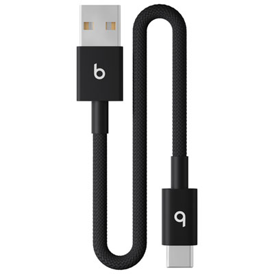 Câble Tissé Usb-A À Usb-C De 0,2 M (0,65 Pi) De Beats By Dr. Dre (Meql4Ll/a) - Noir Éclair A great buy from Best Buy!