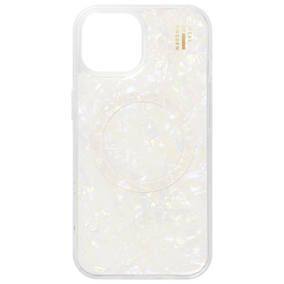 Étui Souple Ajusté En Silicone D'ideal Of Sweden Avec Magsafe Pour Iphone 17E/16E/15/14/13 - Blanc Perle