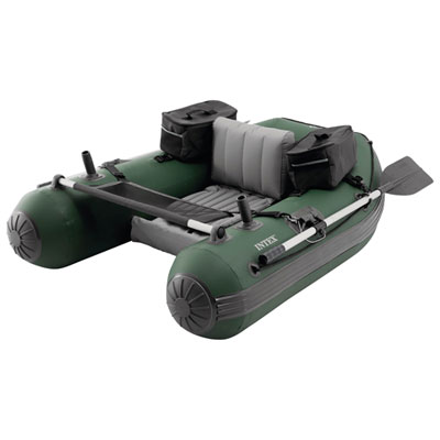 Intex Big Catch1-Person Fishing Inflatable Tube with Oars