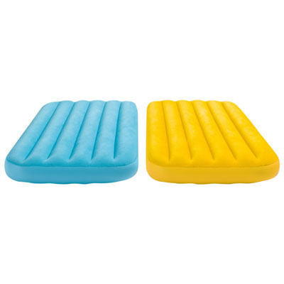Intex Cozy Kids 7" Air Bed with Inflatable Pillow - Assorted Colours - 1 Pack
