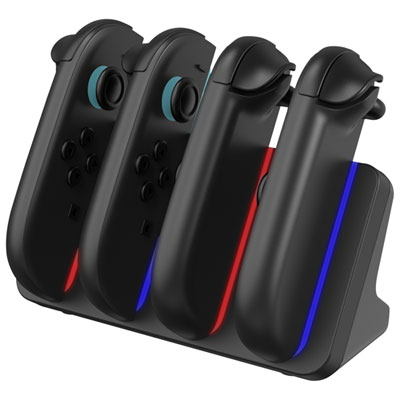Station De Recharge Quad Charger Controller De Surge Pour Switch 2