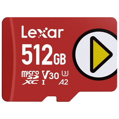 Lexar Play 512GB 205MB/s UHS-I microSDXC Memory Card