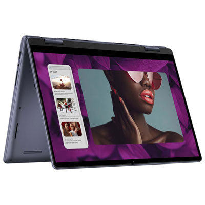 Portable 2-En-1 À Écran Tactile De 14 Po Inspiron De Dell - Bleu Minuit (Ryzen 7 8840Hs D'amd/ram 16 Go/ssd 512 Go/windows 11) Great Battery and speed