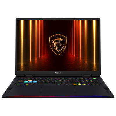 MSI Raider 18 HX 18" Gaming Laptop - Core Black (Intel Core Ultra9-285HX/64GB RAM/2TB SSD/RTX 5080)
