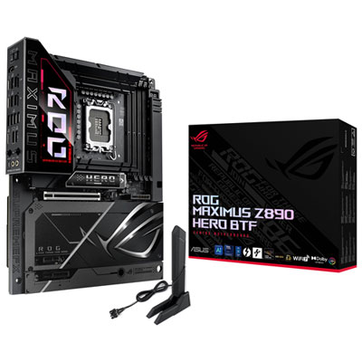 ASUS ROG Maximus Z890 Hero BTF Motherboard for Intel Core Ultra (Series 2) CPUs I've built plenty of PCs and the Z890 Hero BTF is by far the best MB I've ever had the pleasure building