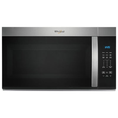 Open Box - Whirlpool Over-The-Range Microwave - 1.7 Cu. Ft. - Fingerprint Resistant Stainless Steel - Scratch & Dent