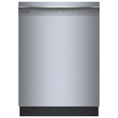"Open Box - Bosch 24"" 46dB Built-In Dishwasher with Stainless Steel Tub & Third Rack (SHE53CE5N) - SS - Scratch & Dent"