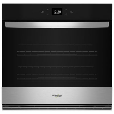 "Open Box - Whirlpool 30"" 5.0 Cu. Ft. Self-Clean Electric Wall Oven (WOES5030LZ) - Stainless Steel - Perfect Condition"