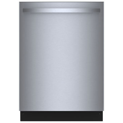 "Bosch 100 Series 24"" 48dB Smart Front-Control Pure Dry Dishwasher (SHX4AEF5N) - Stainless Steel"
