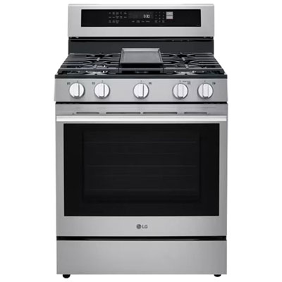 Cuisinière À Gaz Autonome Avec Friture À Air Chaud Et Ventilateur À Convection 5 Brûleurs 6,3 Pi³ 30 Po De Lg (Lrgn6323Y) - Acier Inoxydable This is by far the best oven I've ever owned