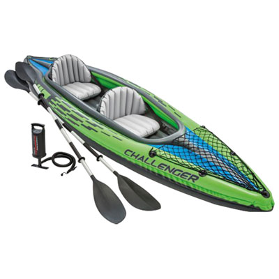 Intex Challenger K2 11.5 ft. 2-Person Inflatable Kayak - Green