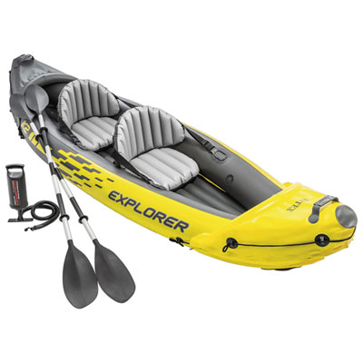 Intex Explorer K2 10 ft. 2-Person Inflatable Kayak - Yellow