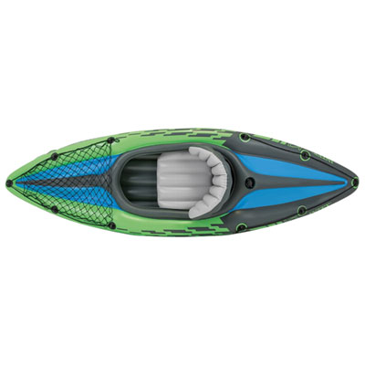 Intex Challenger K1 9 ft. 1-Person Inflatable Kayak - Green