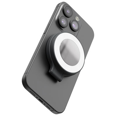 Support De Lampe Magnétique Avec Miroir Snappocket Pour Téléphone Intelligent De Shiftcam - Bleu Minuit