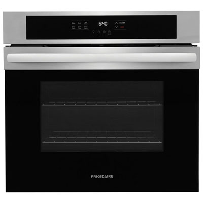 "Frigidaire 30"" 5.3 Cu. Ft. Self-Clean Electric Wall Oven (FCWS3025AS) - Stainless Steel"