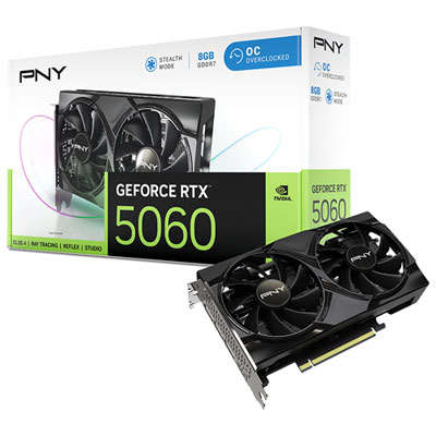 Image of PNY GeForce RTX 5060 OC 8GB GDDR7 Video Card