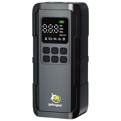 GekoGear AirFlux 100 Portable Air Pump with Power Bank