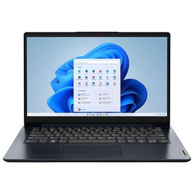 Boîte Ouverte - Portable De 14 Po Ideapad 1I De Lenovo - Bleu Abyssal (Celeron N4500 D'intel/ram 4 Go/ssd 128 Go/windows 11)