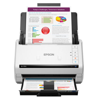 Open Box - Epson DS-770 II Document Scanner (B11B262201) - White