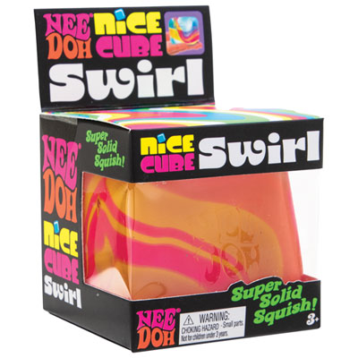 NeeDoh Swirl Nice Cube Squeeze Toy