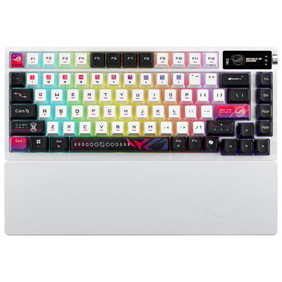 Clavier De Jeu Rétroéclairé Sans Fil 75 % M704 Rog Azoth X D'asus - Exclusivité Best Buy Excellent wireless keyboard great keys love this thing looks amazing it's a lil bit pricey but u get
